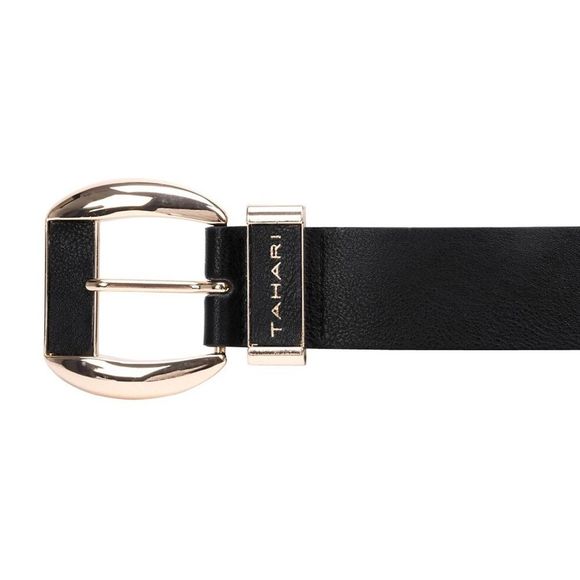 Tahari Material Girl Belt-black with gold NWT🏷 - Picture 2 of 11